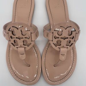 Tory Burch Miller sandals size 8 in sea shell pink